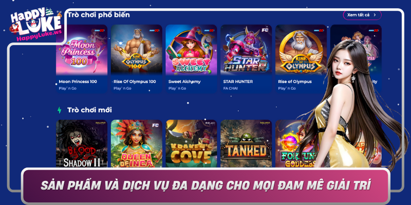 San Pham Va Dich Vu Da Dang Cho Moi Dam Me Giai Tri